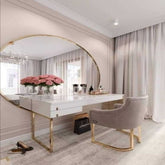 Trueliving Round Luxury Dresser Table H 71 x W 23 x D 15